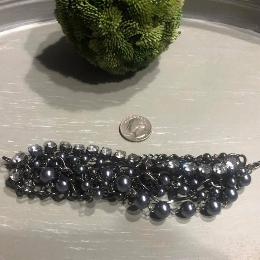 Vera Wang Blue Cluster Bracelet
